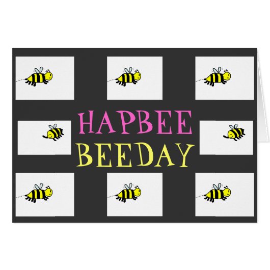 HAPBEE BEEDAY 2U CARDS (Front Horizontal)