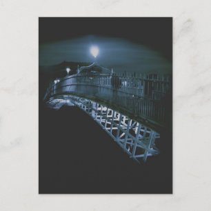 Hapenny at Night II Postcard