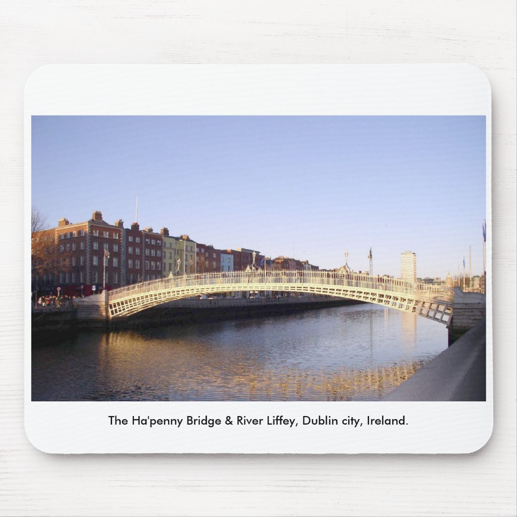 Dublin Ha'penny Bridge mouse mat