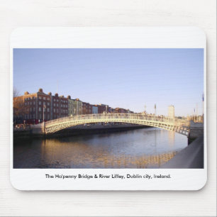 Ha'penny Bridge Dublin City Ireland Mouse Pad