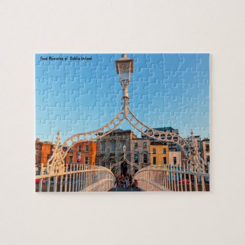 Hapenny Bridge Dublin Ireland Jigsaw Puzzle