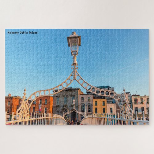 Hapenny Bridge Dublin Ireland Jigsaw Puzzle