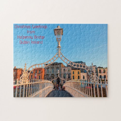 Hapenny Bridge Dublin Ireland Jigsaw Puzzle