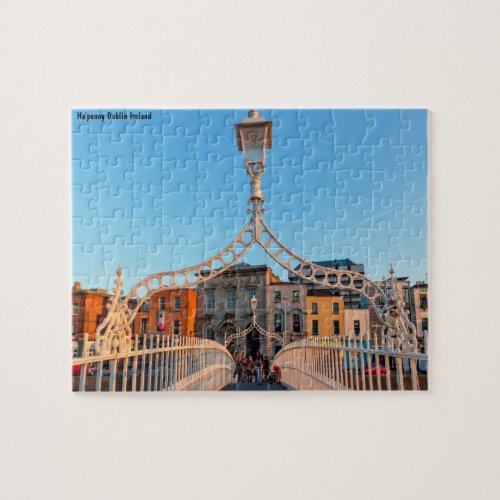 Hapenny Bridge Dublin Ireland Jigsaw Puzzle