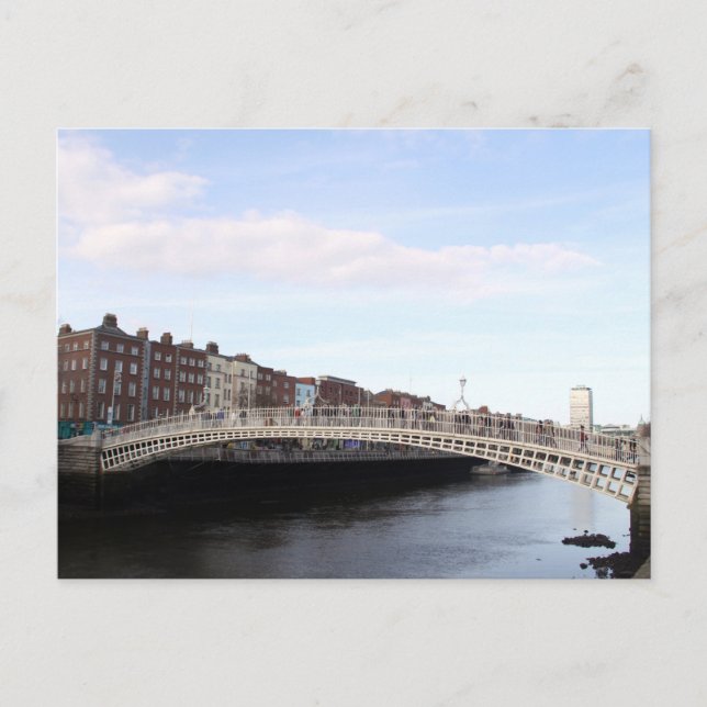 ha'penny bridge postcard (Front)