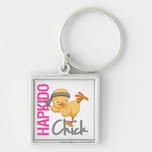 Hapkido Chick Keychain