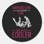 Hapkido Korean Martial Arts Hapkido Throw Like A K Classic Round Sticker