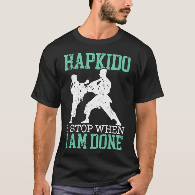 Hapkido Korean Martial Self Defense Martial T-Shirt (Front)