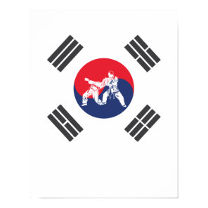 Hapkido Südkorea Flagge Kampfkunst Korea Poster