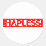 Hapless Stamp Classic Round Sticker