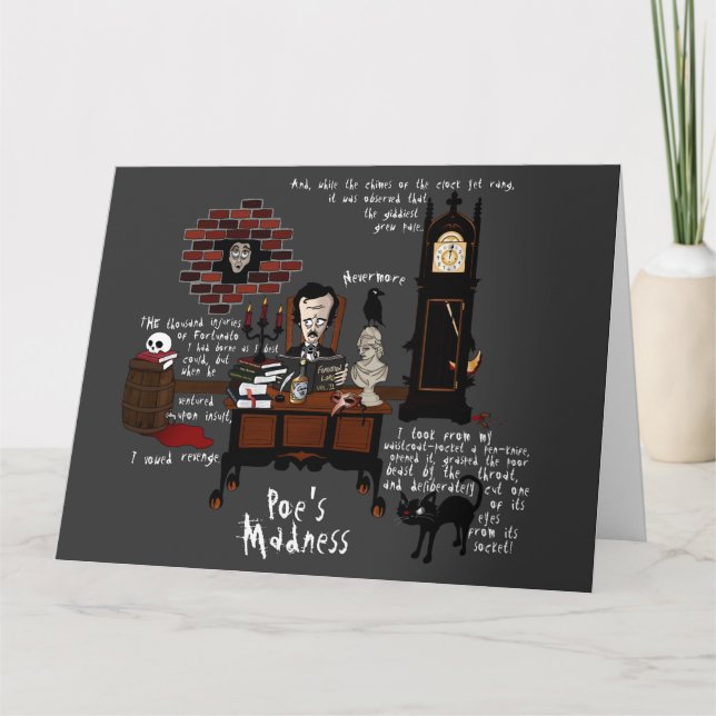 'HaPoe Birthday' Greeting Card (Front)