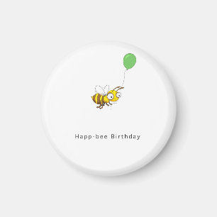 Happ-bee Birthday. Birthday gift Magnet
