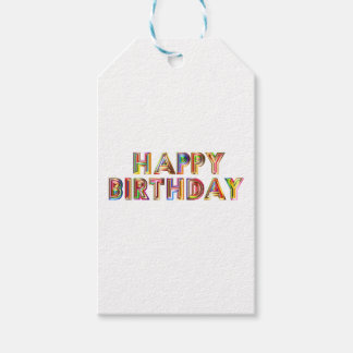 Happ Birthday Gift Tags