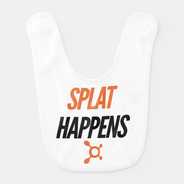 happens baby bib (Front)