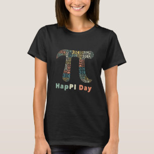 HapPi Day Math Geek Mathematician Formula Equation T-Shirt