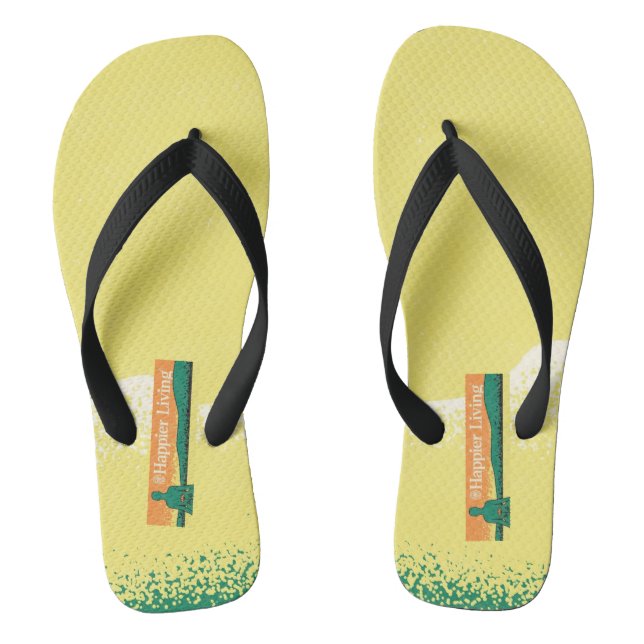 HAPPIER LIVING Flip-Flops Flip Flops (Footbed)