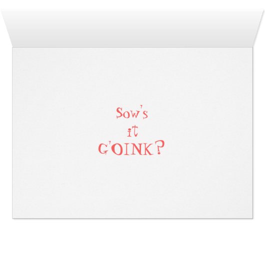 Happier Than A Pig (Inside Horizontal (Bottom))