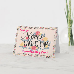 Happiest Birthday Motivation Card