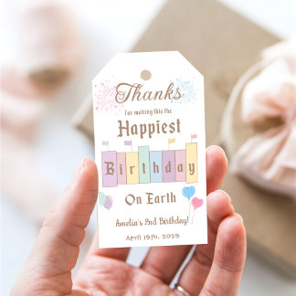 Happiest Birthday On Earth Magical Birthday Gift T Gift Tags