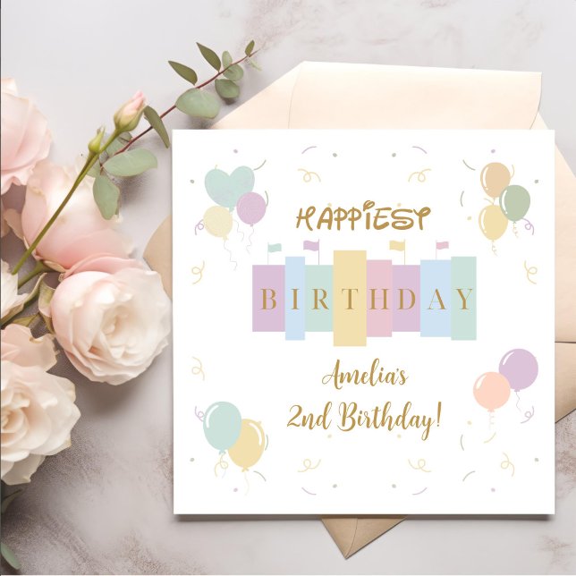 Happiest Birthday On Earth Magical Birthday Napkins (Creator Uploaded)