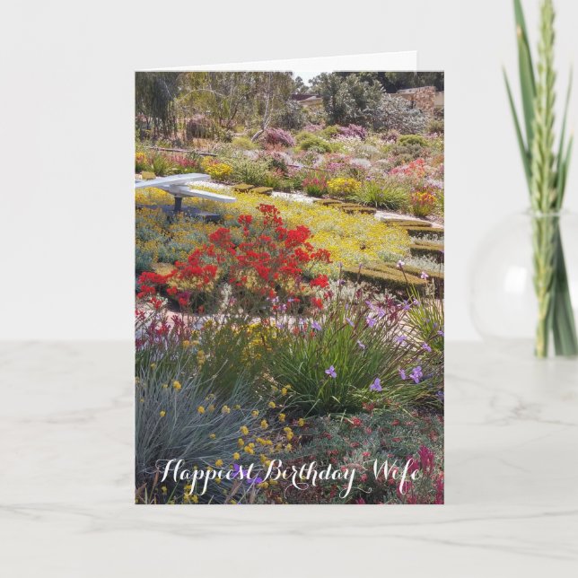 Happiest Birthday Wife Card (Front)