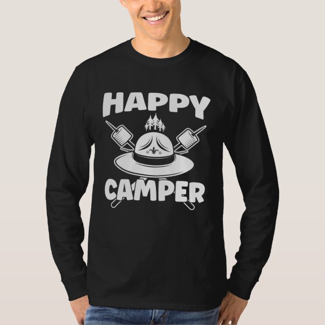 Happiest Marshmallow Camper T-Shirt (Front)