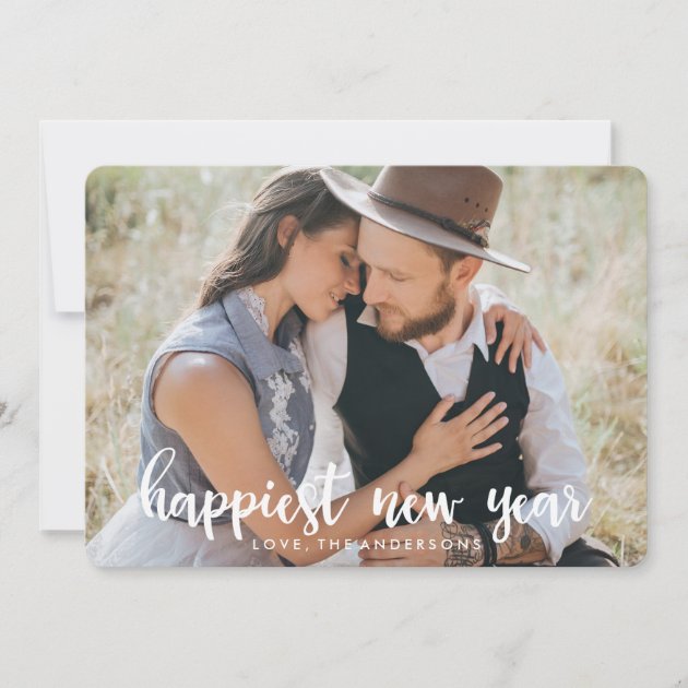 Happiest New Year | Holiday Photo Card