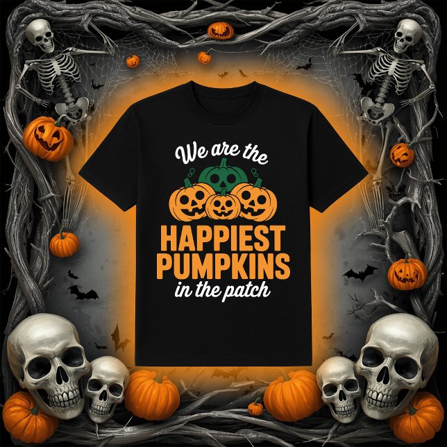 Happiest Pumpkins in the Patch Halloween T-Shirt (Creator Uploaded)