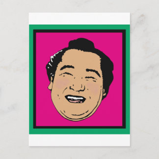 Happiest Sumo In The World Postcard
