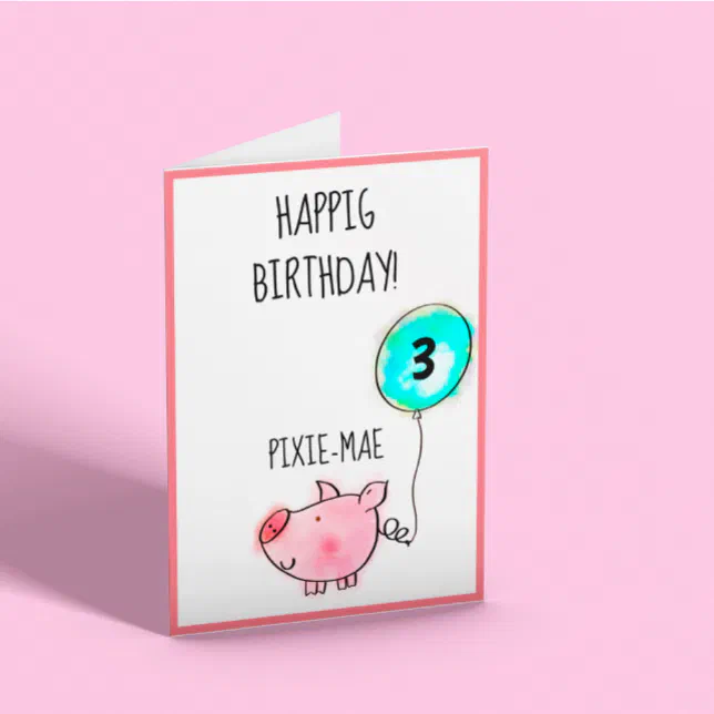 Happig Birthday Customisable Birthday Card Zazzle