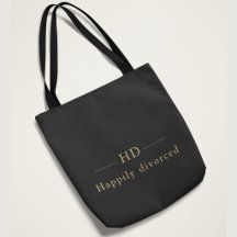Happily Divorced Elegant Monogram | Fresh Start