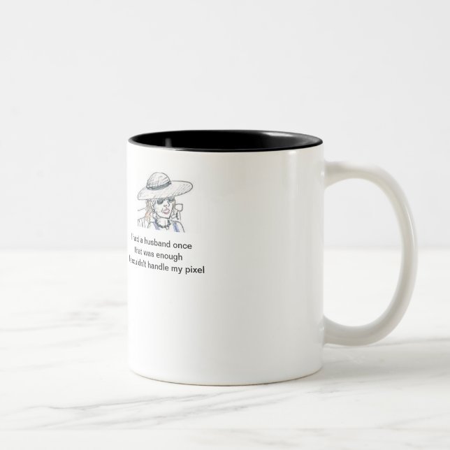 Happily divorced Two-Tone coffee mug (Right)