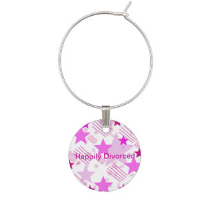 Happily Divorced Wine Charm