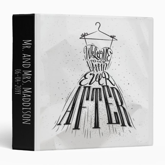 Happily Ever After 3 Ring Binder (Front/Spine)