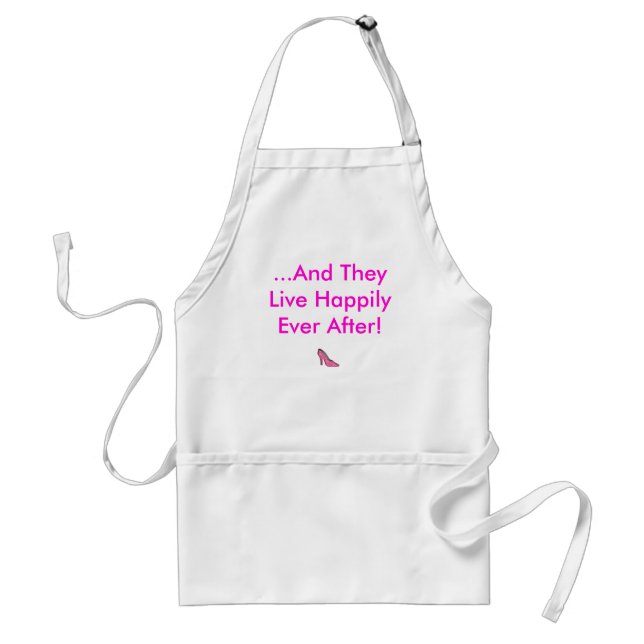 Happily Ever After Adult Apron (Front)
