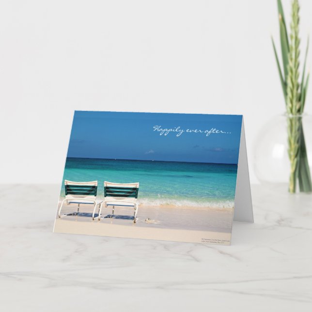 Happily Ever After - Beach Theme Card (Front)