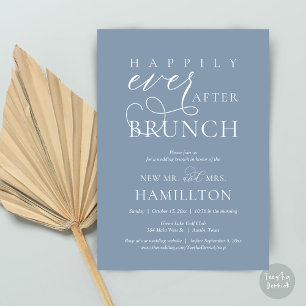 Happily Ever After Brunch Post Wedding Celebration Invitation