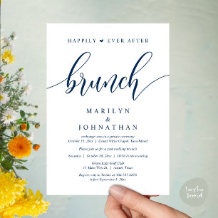 Happily Ever After Brunch, Post Wedding Invitation
