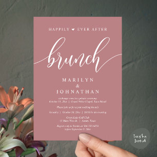 Happily Ever After Brunch, Post Wedding Invitation