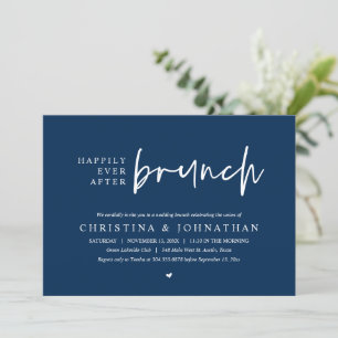 Happily Ever After Brunch Wedding Party, PDF Invitation