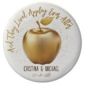 Happily Ever After Caramel Apple Wedding Favor (Front)