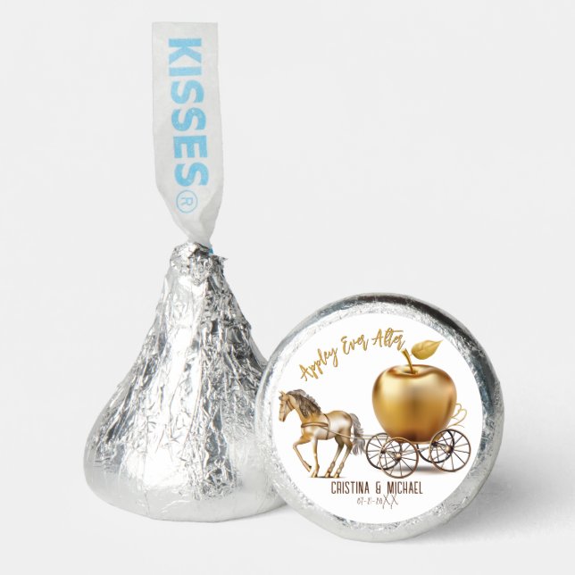 Happily Ever After Caramel Apple Wedding Hershey®'s Kisses® (Front)
