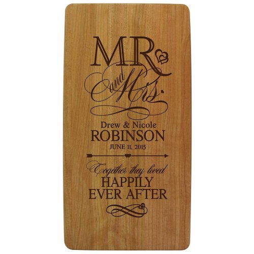 Happily Ever After Cherry Cheese Cutting Board