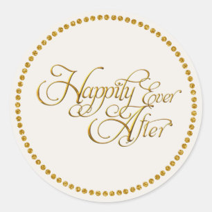 Happily Ever After Classic Round Sticker