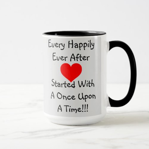 Happily Ever After Combo Photo Mug By Zazzz_it