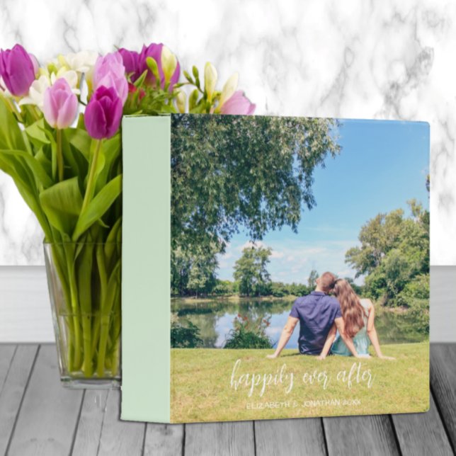 Happily Ever After Couple Photo Album 3 Ring Binder (Creator Uploaded)