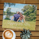 Happily Ever After Couple Photo Jigsaw Puzzle<br><div class="desc">Showcase your favorite picture with this modern photo puzzle,  with the words happily ever after in a beautiful text overlay. A perfect gift for an engaged or married couple. Photo template via Pixabay licensed under CC0 and must be replaced with your own photo</div>