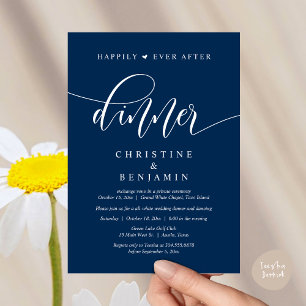 Happily Ever After Dinner, Wedding Party Dancing Invitation