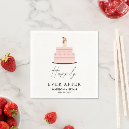 Happily Ever After Engagement Party  Napkins