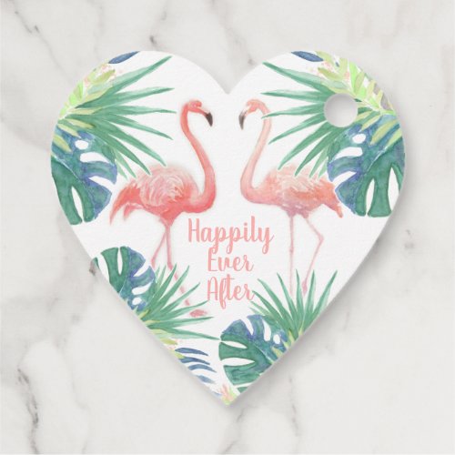 Happily Ever After _ Fairy Tale For Two Flamingo Favor Tags